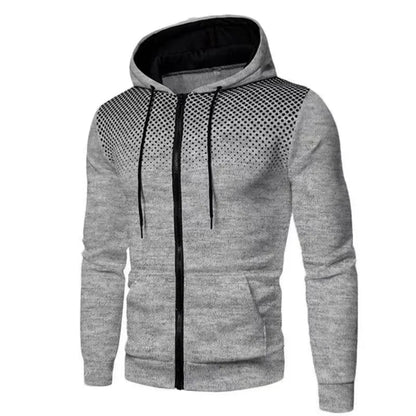 2024 New Men's Hoodie Jacket Streetwear Long Sleeve Sweatshirts Zipper Hooded Pullover Male Sportswear Men Clothing Streetwear