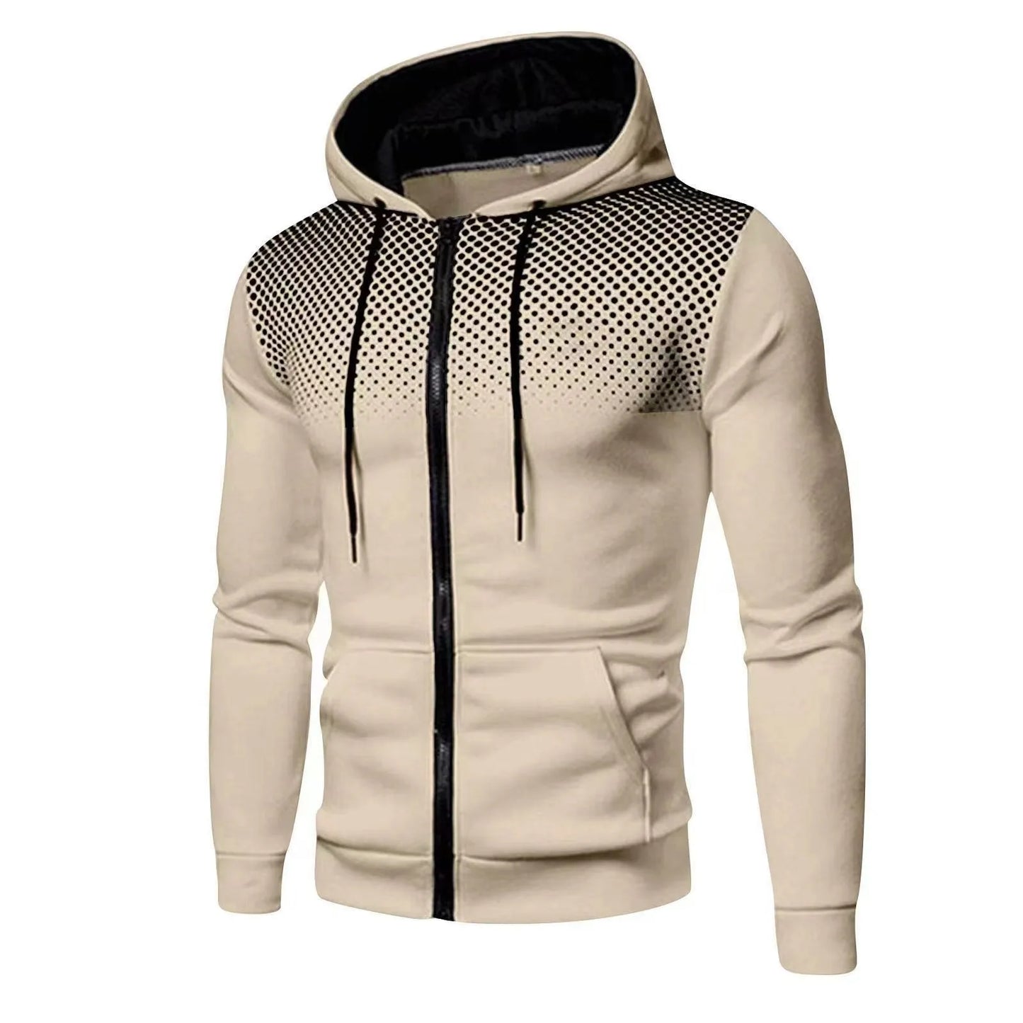 2024 New Men's Hoodie Jacket Streetwear Long Sleeve Sweatshirts Zipper Hooded Pullover Male Sportswear Men Clothing Streetwear