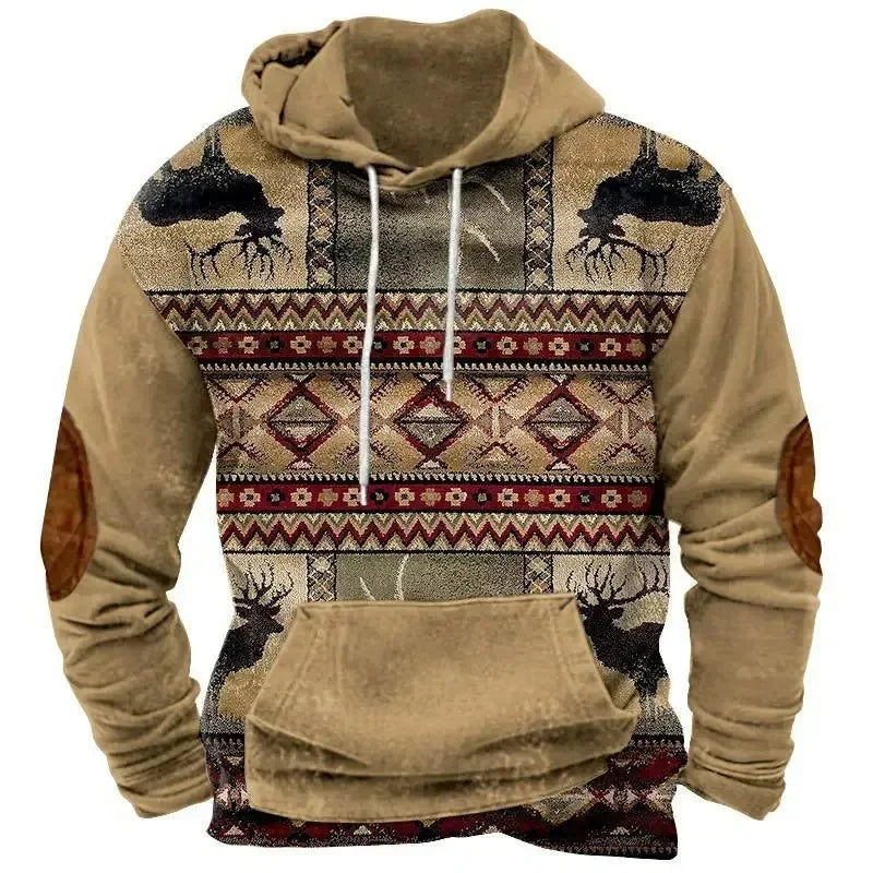 Vintage Hoodies Yellowstone 3d Printed Autumn Hooded Sweatshirt Casual Streetwear Unisex Pullovers Fashion Plus Size Tracksuit