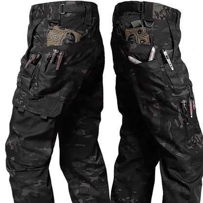 New Tactical Work Pants Men Outdoor Cargo Trousers Multi-pocket Waterproof Pant Autumn Spring Outdoor Workwear Hiking Trousers