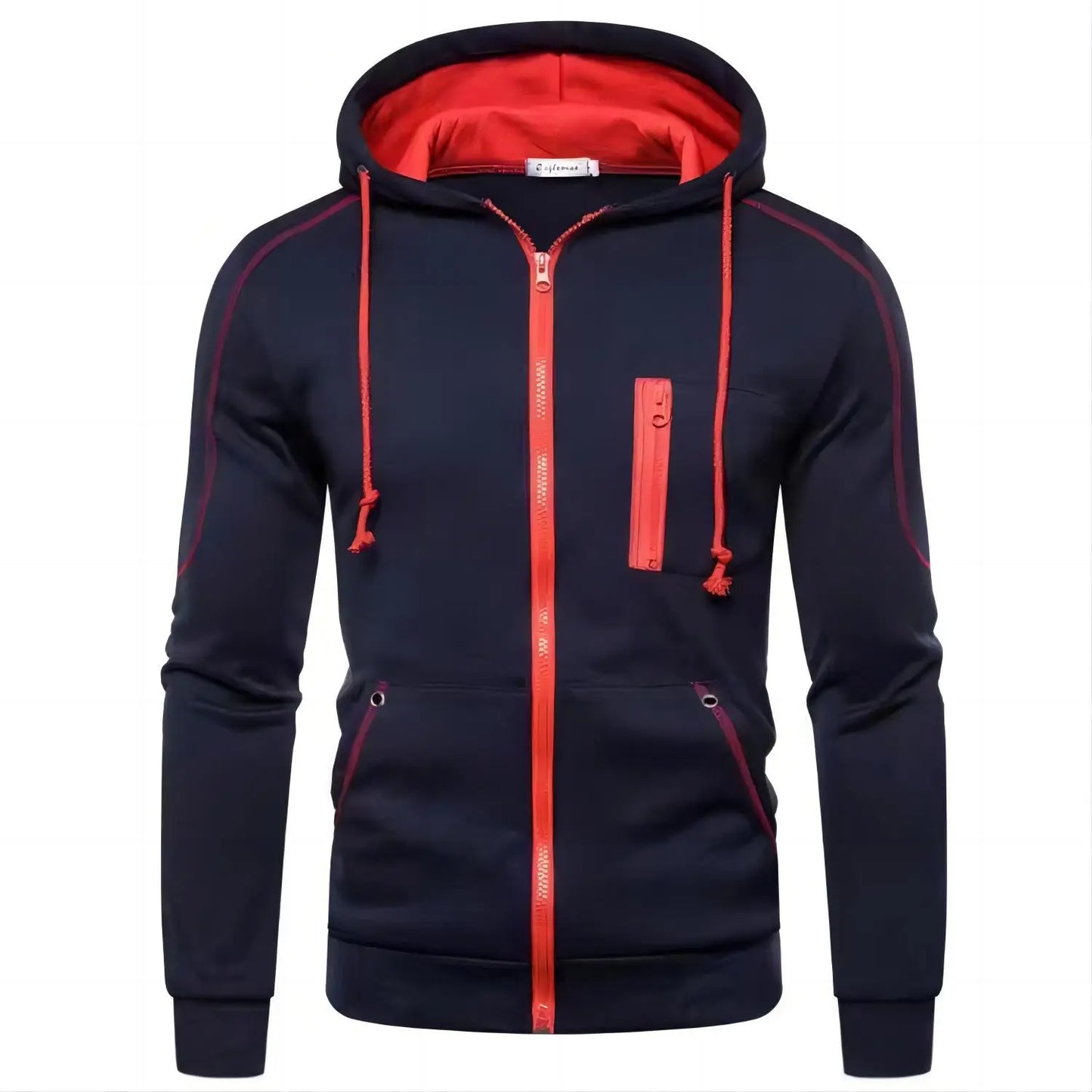 2024 New Men's Hoodie Jacket Streetwear Long Sleeve Sweatshirts Zipper Hooded Pullover Male Sportswear Men Clothing Streetwear