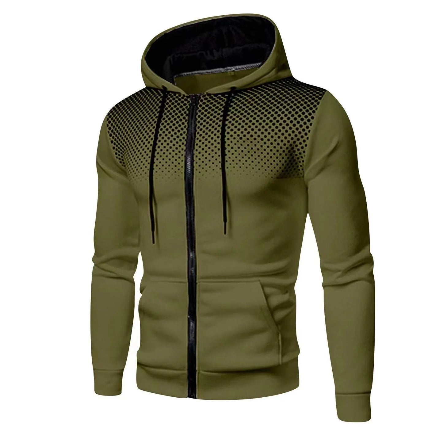 2024 New Men's Hoodie Jacket Streetwear Long Sleeve Sweatshirts Zipper Hooded Pullover Male Sportswear Men Clothing Streetwear