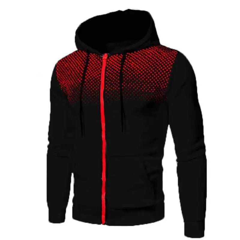 2024 New Men's Hoodie Jacket Streetwear Long Sleeve Sweatshirts Zipper Hooded Pullover Male Sportswear Men Clothing Streetwear