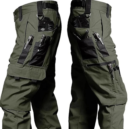 New Tactical Work Pants Men Outdoor Cargo Trousers Multi-pocket Waterproof Pant Autumn Spring Outdoor Workwear Hiking Trousers